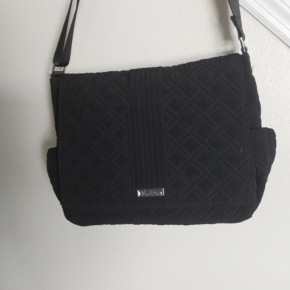 Vera BRADLEY BLACK‎ QUILTED MULTIFUNCTIONAL NWOT BABY DIAPER BAG